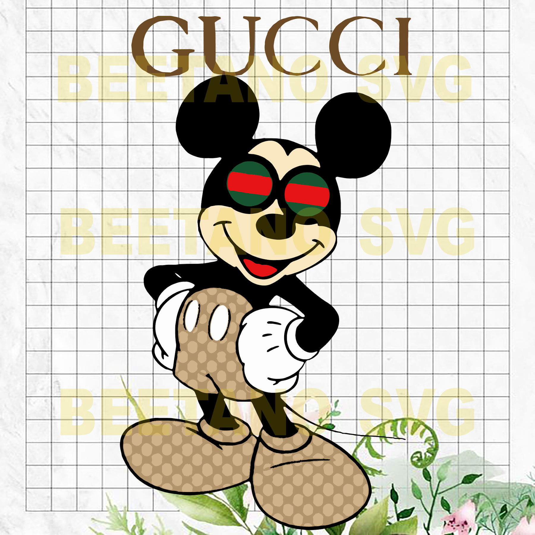 5071 Disney Gucci Svg SVG PNG EPS DXF File