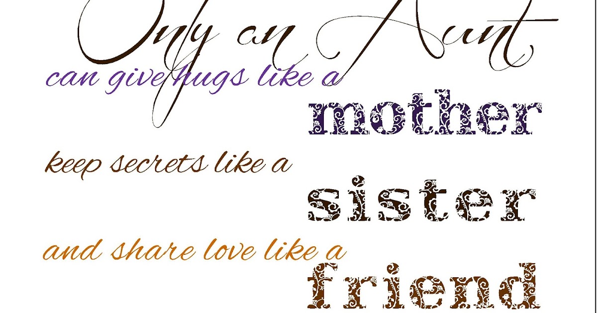 Niece Quotes From Aunt Images - Animaltree