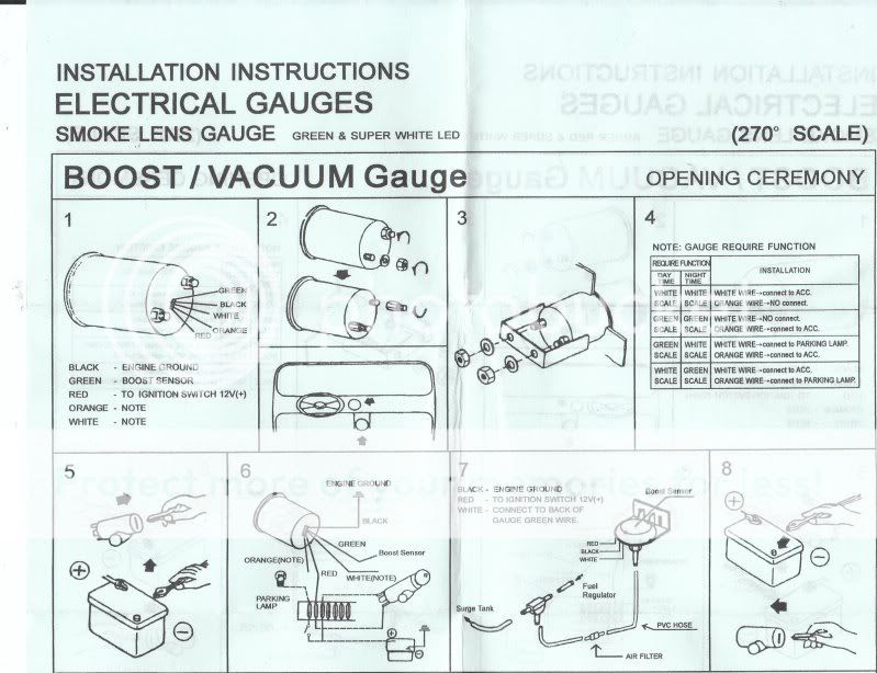 Prosport Boost Gauge Wiring Diagram - Wiring Diagram