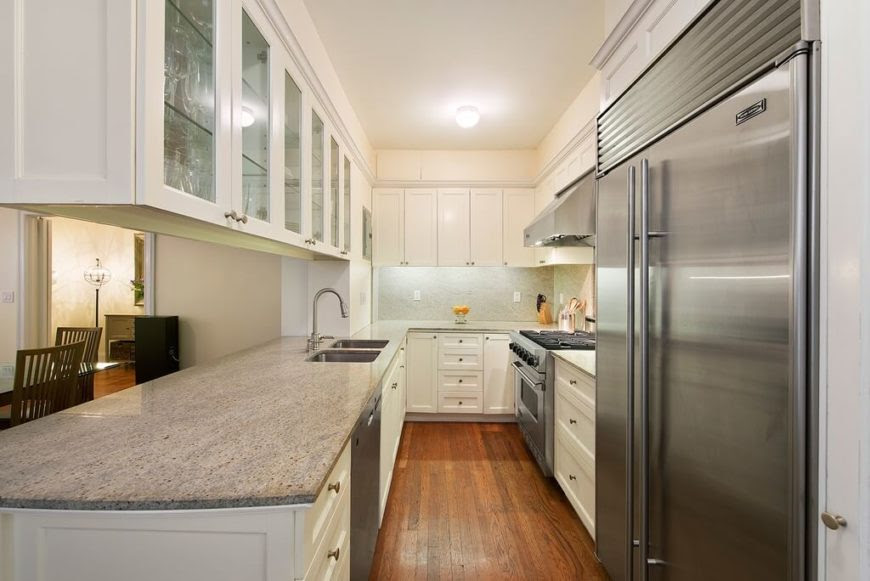 Pass Through Kitchen With Cabinets On Both Sides