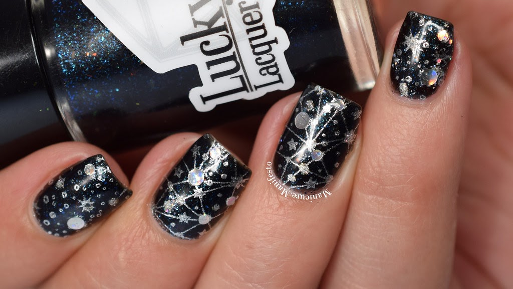 3. Cancer Constellation Nail Art Tutorial - wide 6