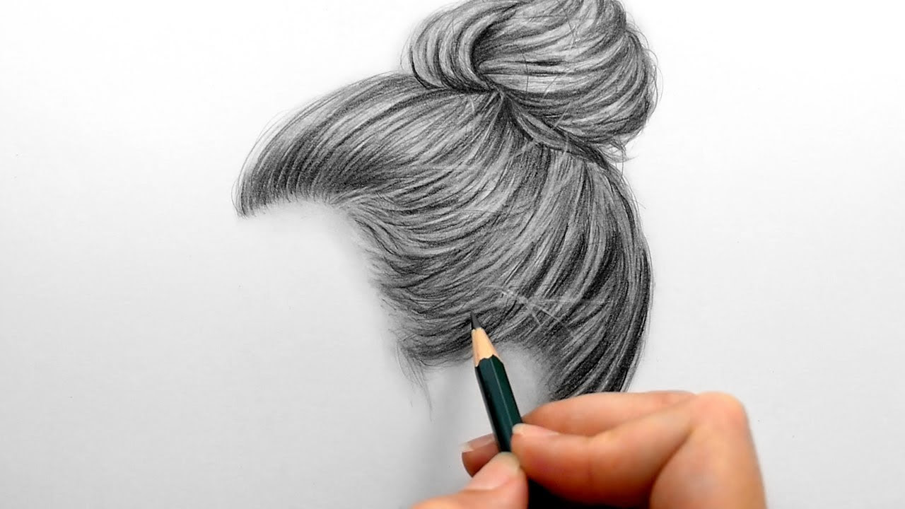 How to draw a blue bun hairstyle - wide 7