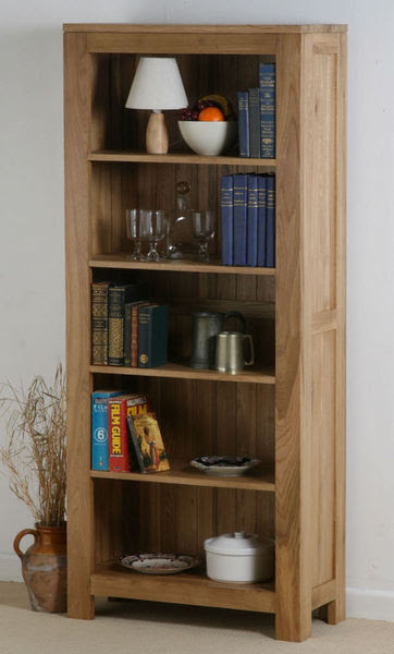 Oakdale Solid Oak Tall Bookcase