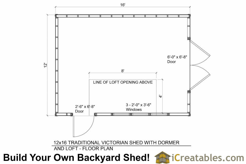 Shed Plans Concrete Slab ~ Shed Plans By Size
