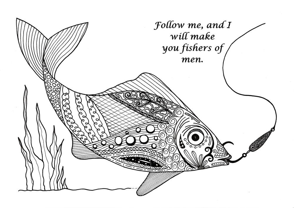 Fishers Of Men Coloring Page ~ Free Fishers Of Men Coloring Pages