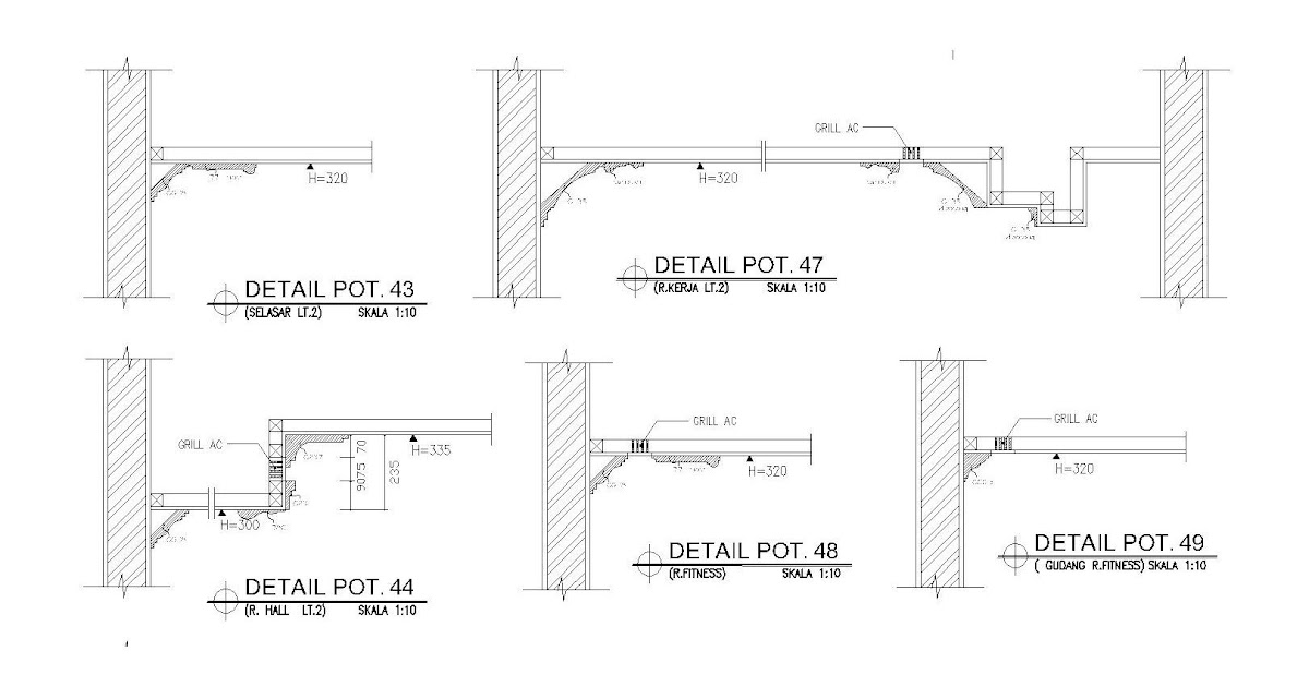 Terbaru 21 Gambar  Detail  Rangka Plafond 