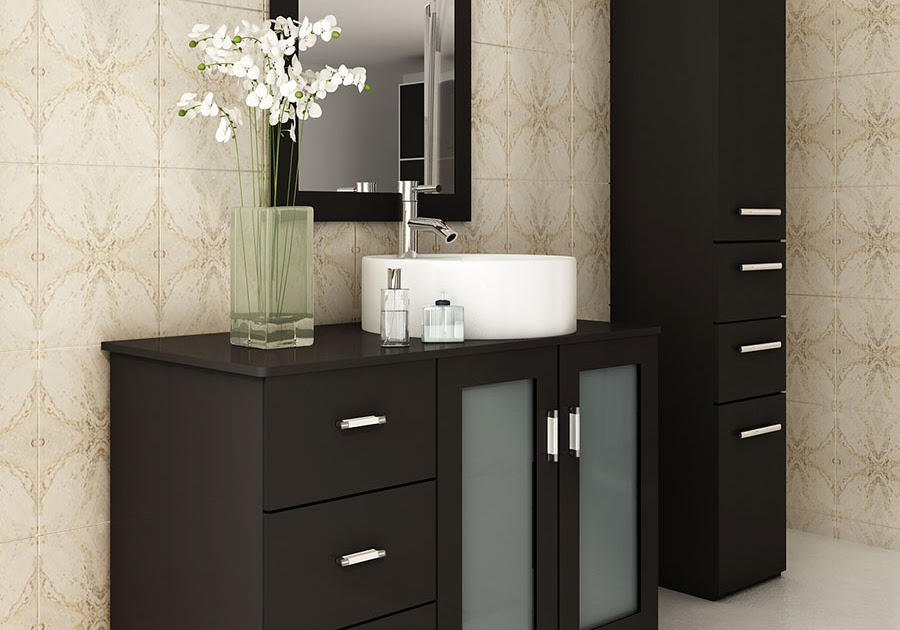 Gray Bathroom Vanity Without Top