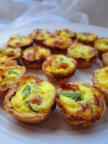 Sunday Snackday: Bacon Asparagus Mini Quiche