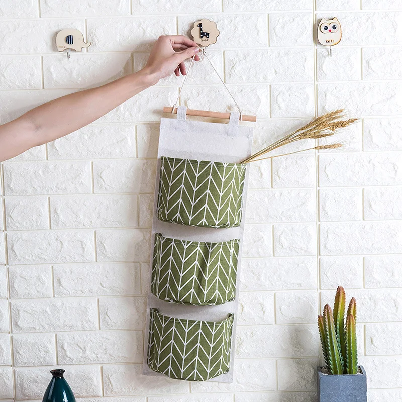 Hangende opbergtassen wandzakken organizer voor thuis, keuken en badkamer. Handige oplossing voor diverse opbergbehoeften en decoratie.