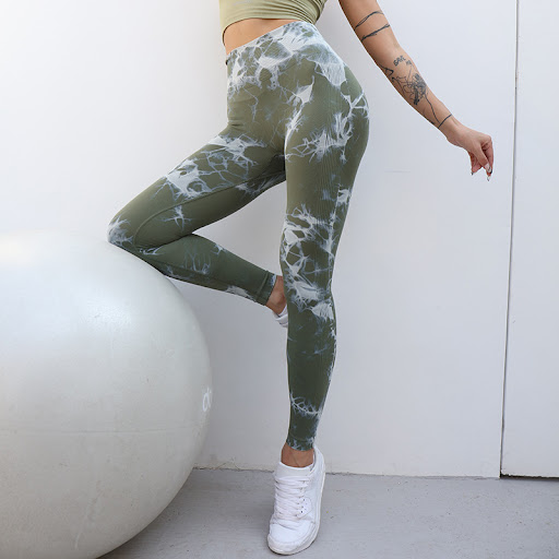 Title 9, Leggings de yoga sans couture tie-dye pour femm...