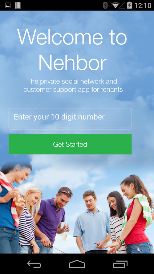 Android application Nehbor screenshort