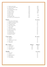 Moti Bakery menu 6