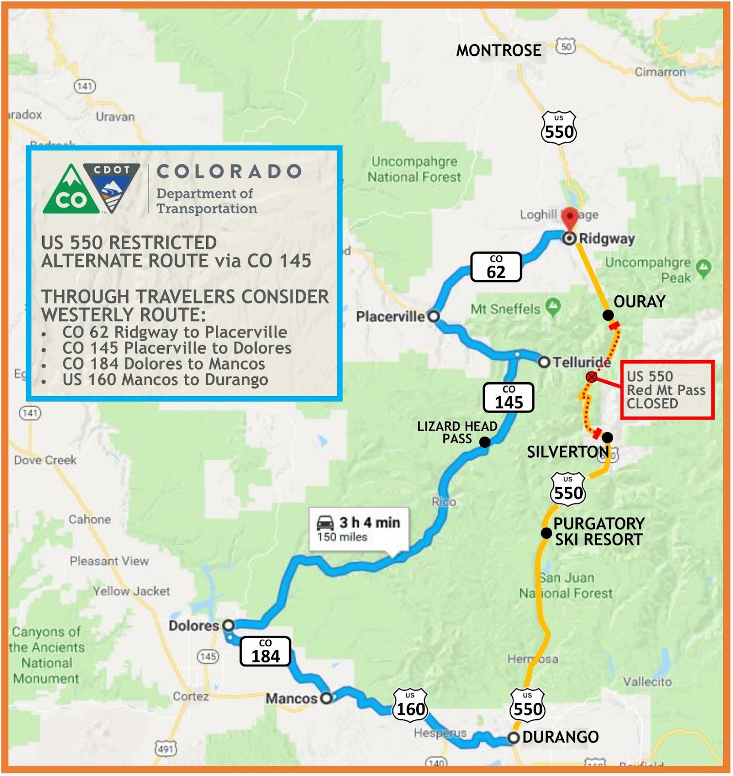 colorado dot travel information