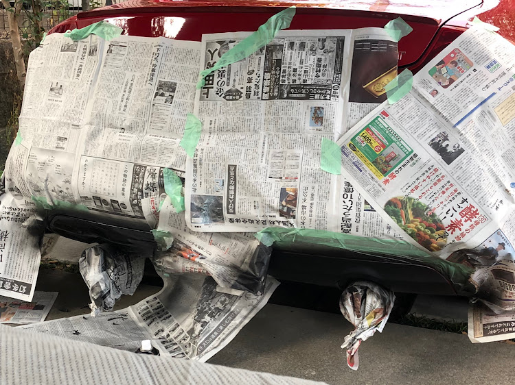 スカイラインクーペのDIY・ラバー・塗装・スカイライン・ゴーンが捕まっても日産車は最高👍に関するカスタム事例の投稿画像3枚目