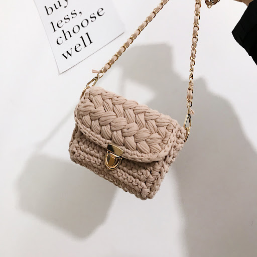 Title 1, Hand-woven bag DIY material kit Craft your own ...