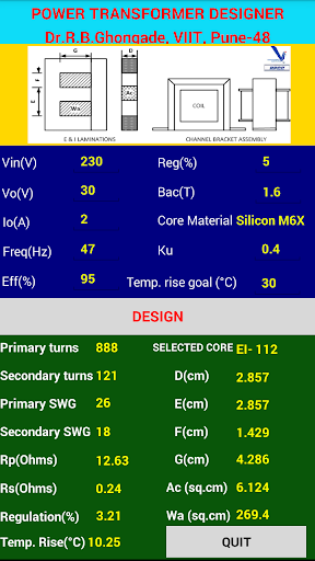 Power Transformer Designer