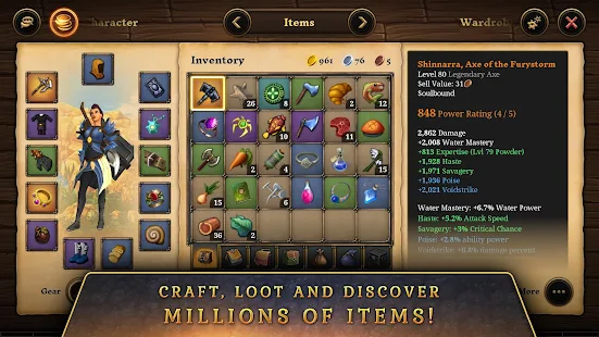 3D MMO Villagers & Heroes 4.39.5 (r52990) screenshots apk mod hack proof 5