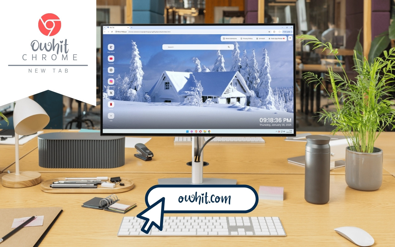 Winter Wallpaper Chrome Extension Image 2