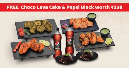 Any 4 Boxes Of Chicken [2 Gooey Choco Lava Cakes & 2 Pepsi]