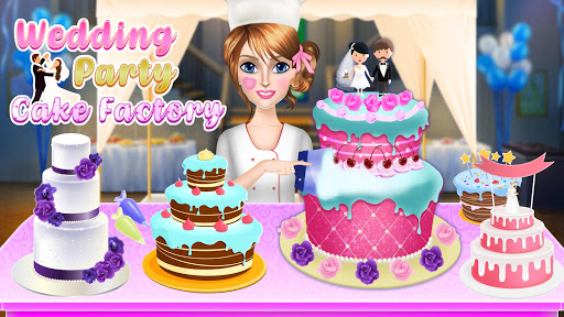 Screenshot Wed Party Cake Factory Game