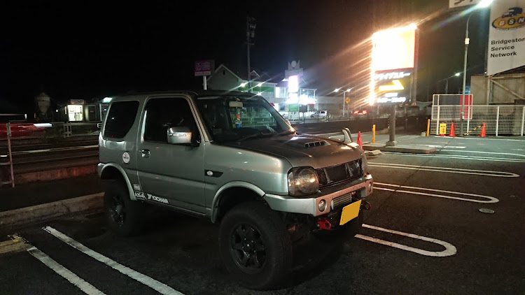 ジムニーの夜中のドライブ・すき家の牛丼・サムライマック・燃費記録・ドライブに関するカスタム事例の投稿画像1枚目