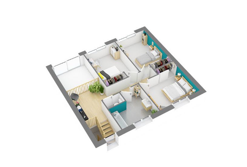  Vente Terrain + Maison - Terrain : 740m² - Maison : 140m² à Billiat (01200) 