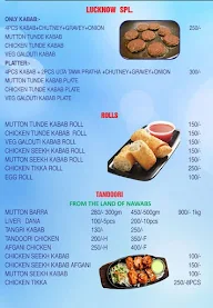 Lucknowi Tunda Kabab menu 1
