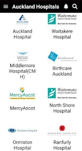 Auckland Hospitals Screenshot