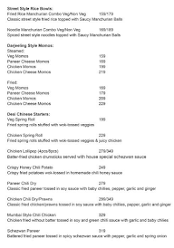 Papadum menu 1