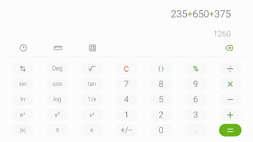 Samsung Calculator screenshot #2