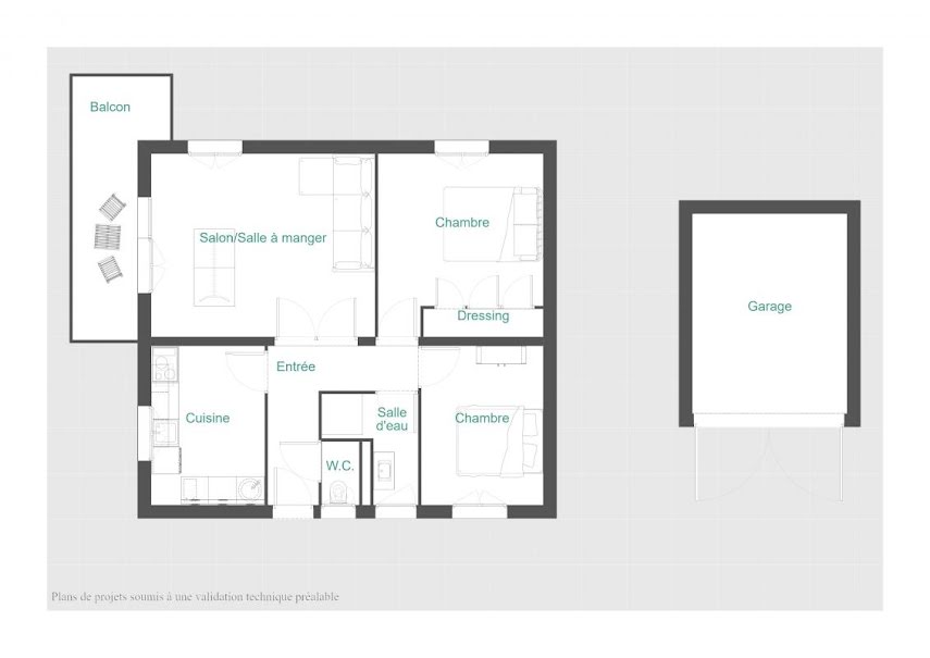 Vente appartement 3 pièces 62 m² à Argenteuil (95100), 189 000 €