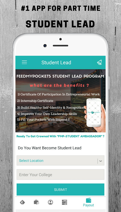 Part timeStudentsFresher Jobs Feed My Pockets Android Apps on