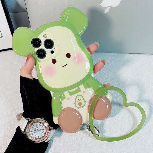 Title 3, Avocado Doll with Bracelet Phone Case Silicone ...