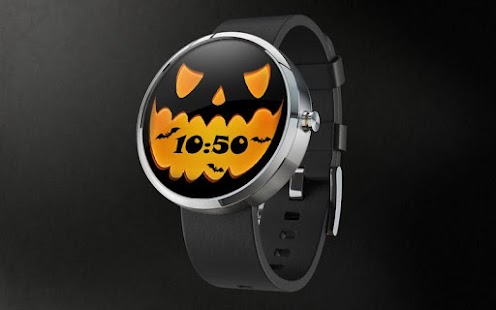  Halloween pumpkin Watch Face-   