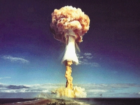 According to the simulation, a nuclear explosion in Europe won't directly hit SA but its effects will be felt. File image.