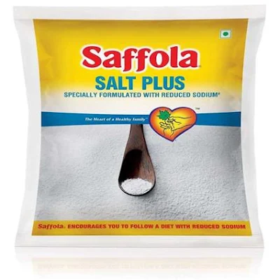 Saffola Less Sodium Salt Plus - 1 kg