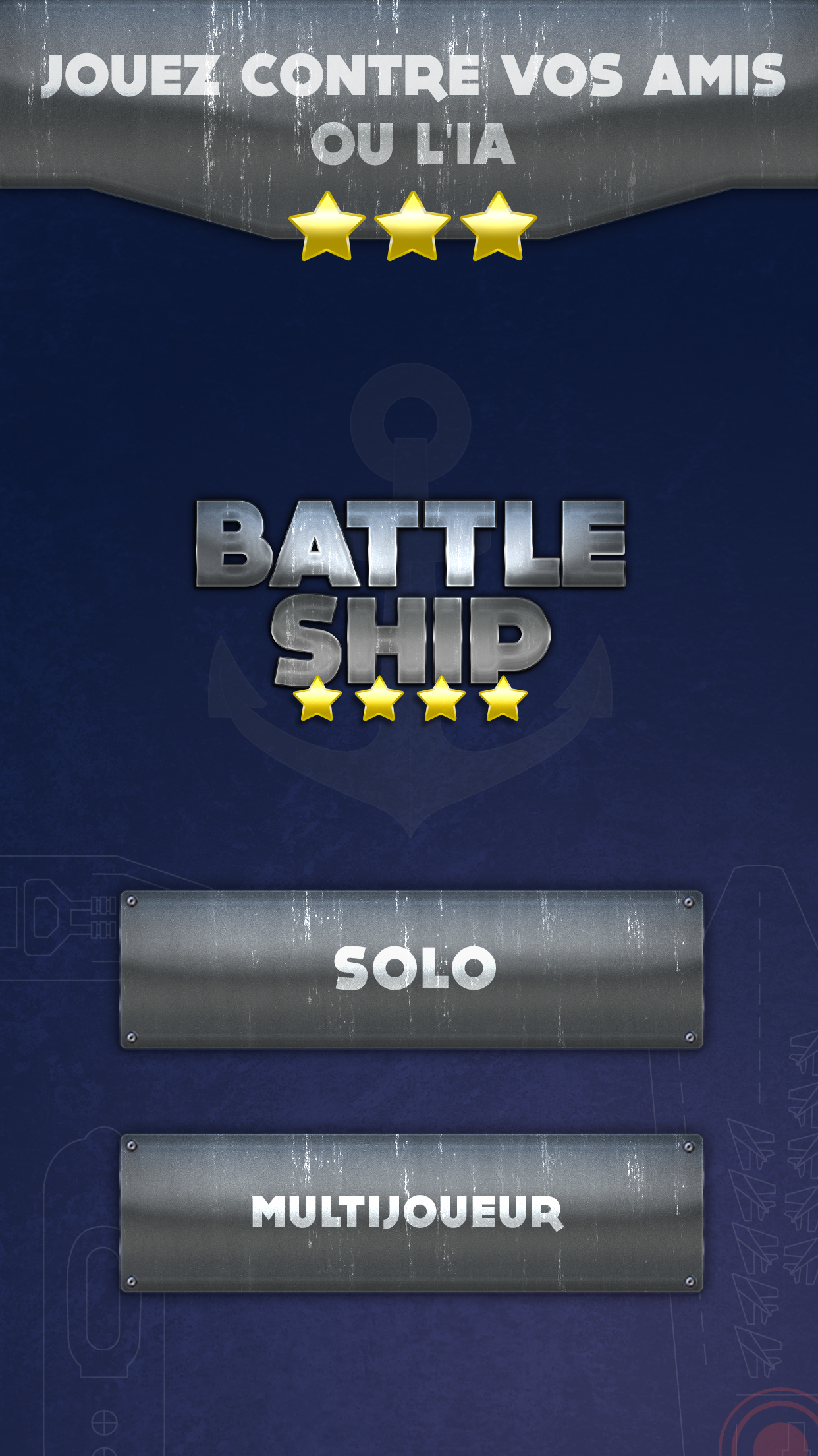 Android application Battleship - boats war screenshort