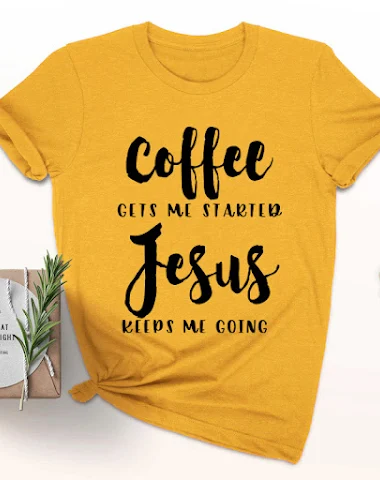 Jesus slogan T-shirt - 0