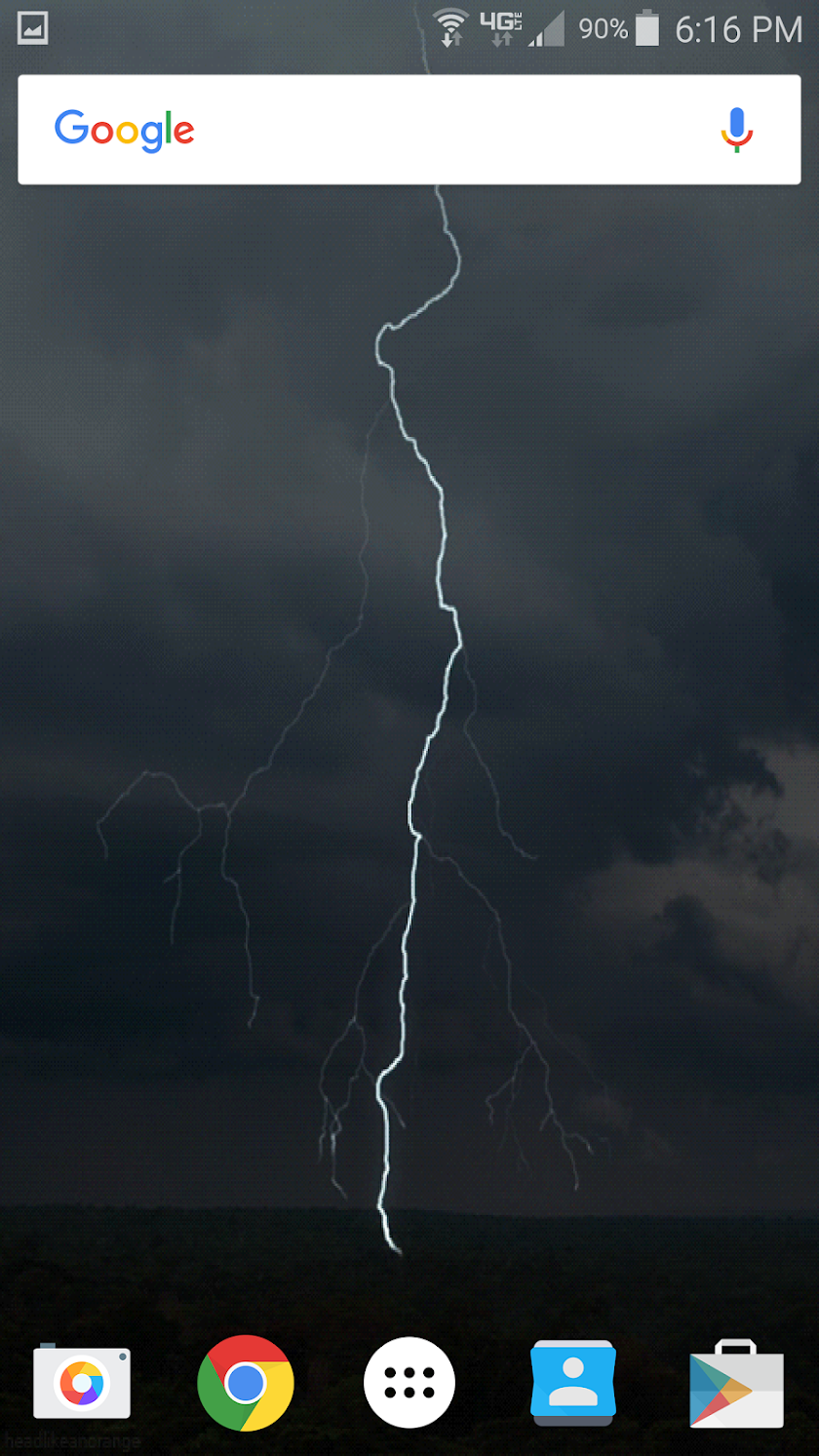 Lightning - Premium LWP Screen 2