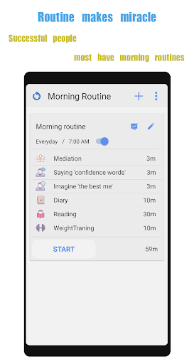 Morning routine - successful people's habit - v1.5.1