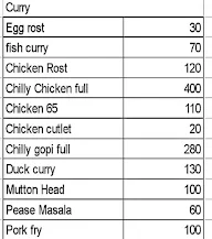 Hotel Bee Bees menu 2