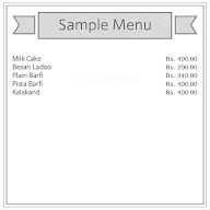 Sharma Sweets menu 1