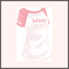 NIKKIのTシャツ（桃）