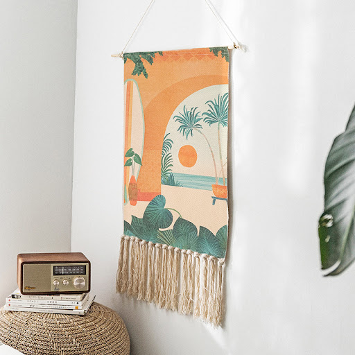Title 8, Hand-woven Homestay Tassel Tapestry Decoration ...
