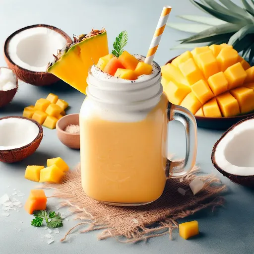 Tropical Paradise Smoothie [450 Ml, Mason Jar]