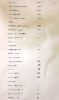 Tastey Kerala menu 2