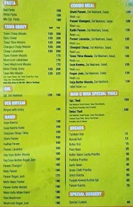 Wah G Wah menu 1