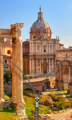 Rome Zipper Lock Screen