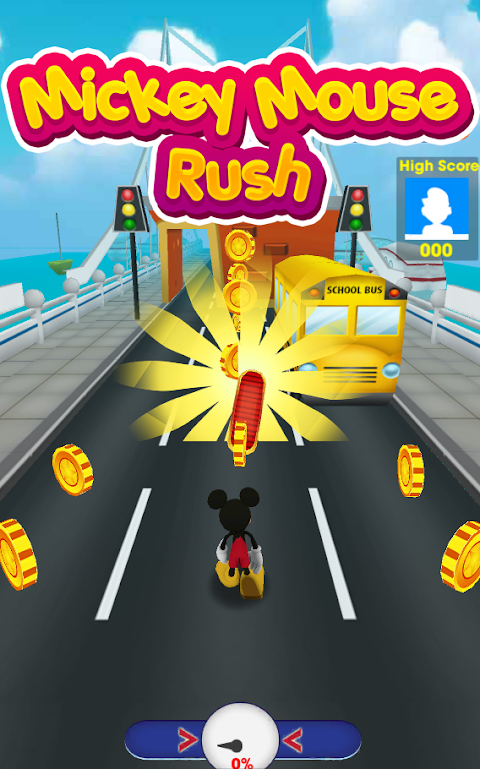 Mickey Rush: Run, Dash, Surf - FREE 3D Subway Gameのおすすめ画像1