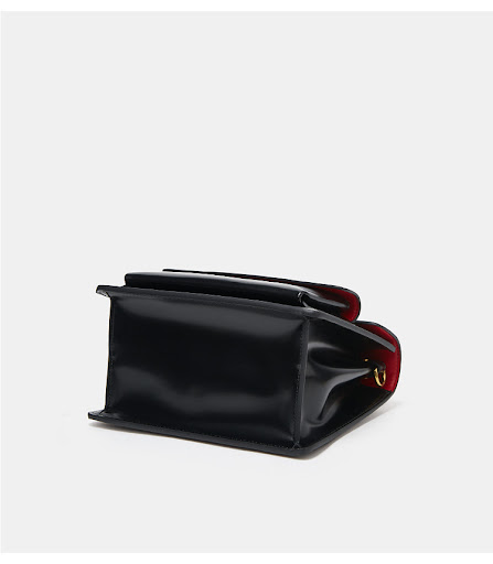 Title 10, New womens portable glossy textured patent lea...